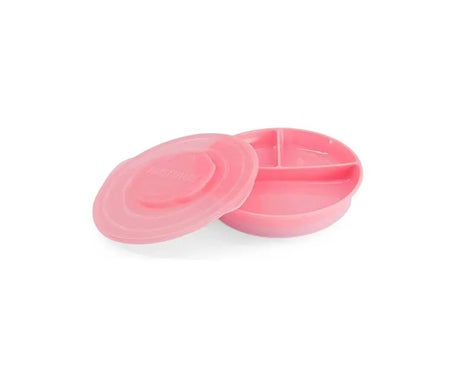 Twistshake Plato Dividido +6 Meses Rosa 1ud