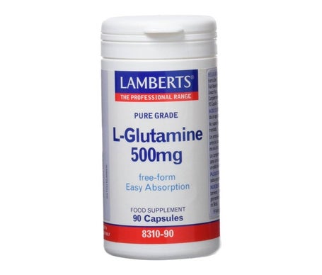 Lamberts L-glutamina 500mg 90 Cáps.