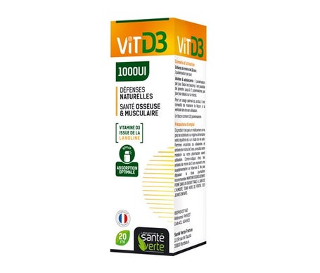 Sante Verte Vitamina D3 1000ui Defensas Naturales 20ml