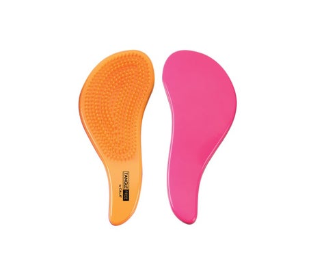 Cala Tangle-Free Hair Brush (Neon Orange / Hot Pink)