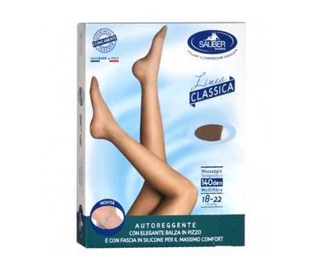 Sauber Classic Media Microred 140den Negro Talla 2 1 Par