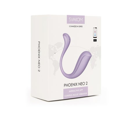 Svakom Phoenix Neo 2 Interactive App Bullet Vibrator Violet 1ud