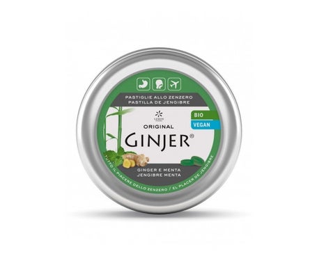 Lemon Pharma Original Ginjer Pastillas Jengibre y Menta Bio 40g