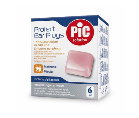 Pic Solution Protect Ear Plugs Tapones de Silicona 6uds