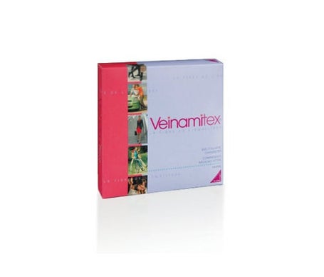 Veinamitex 2 Calcetines Médicos de Algodón Hombre Normal Negro T 4 1ud