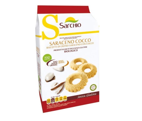 Sarchio Galletas Trigo Sarraceno Coco Sin Gluten 200g