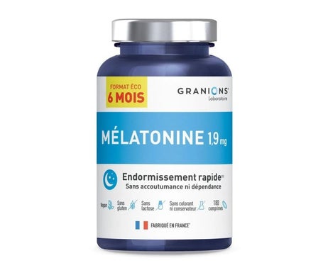 Granions Melatonina 1,9mg 180comp
