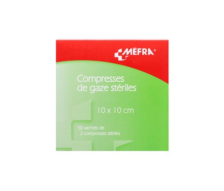 Mefra Compresas Estériles 10x10cm 2x50uds