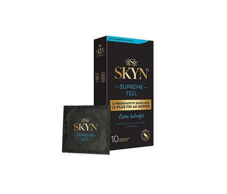 Skyn Supreme Feel Extra Lubricado Preservativo 10 uds