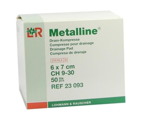 Metalline Compresa de Drenaje 6x7cm 50uds | Natural Doctor