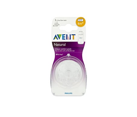 Avent Tetina Natural Flujo Rápido 2uds