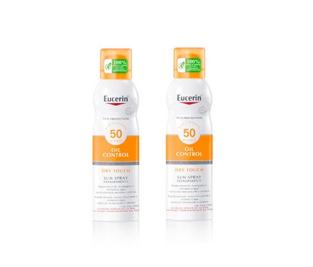 Eucerin Pack Oil Control Dry Touch Spray Transparente 2x200ml