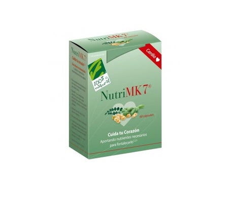 100% Natural NutriMK7 Cardio Caja con 60 cápsulas vegetales