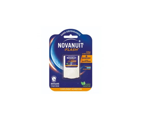 Novanuit Flash Films Orodispersable Melatonina 1,9mg 20uds