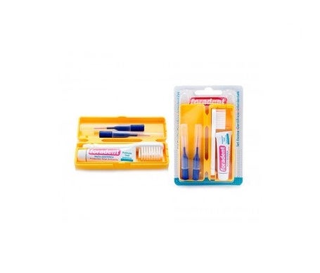 Foradent Set de Viaje estuche + dentífrico 5ml + 2 interdentales