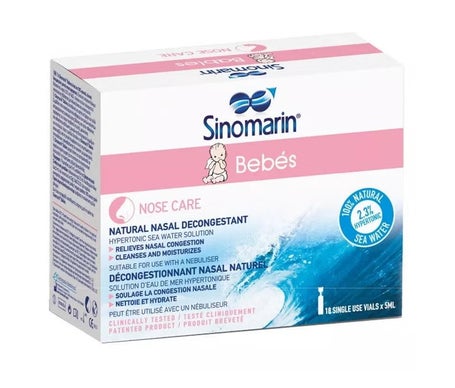 Sinomarin® Bebés limpieza nasal 18 monodosis