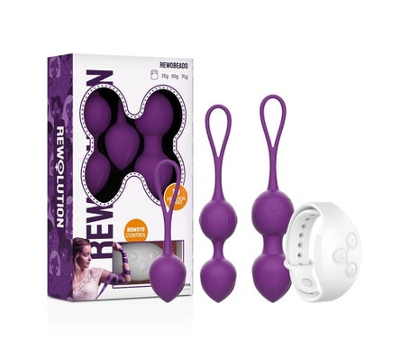 Rewolution Rewobeads Kit Bolas Vibradoras con Control Remoto 3uds