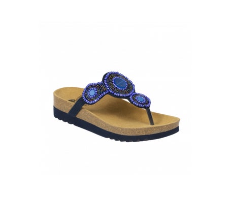 Scholl Zarina Sandalia Bioprint Azul Talla 37 1 Par