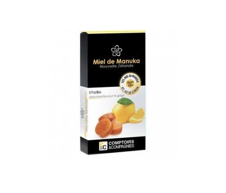 Pastillas de Miel Manuka IAA 10+ y Zumo de Limón 20g mostradores y empresas