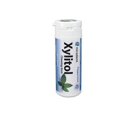 Miradent Xylitol Chicle Menta Fuerte 30g 20uds