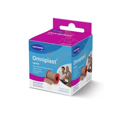 Omniplast esparadrapo 5mx5cm 1ud