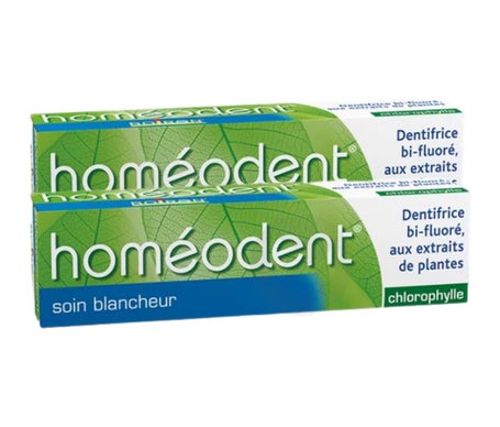 Homeodent Pasta dentífrica Cuidado Blanqueador Clorofila 2x75 ml