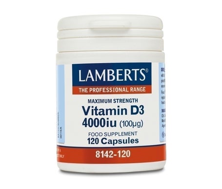 Lamberts Vitamina D3 4000 Ui 100µg 120comp