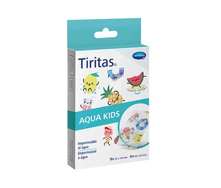 Tiritas Aqua Kids Surt 2 Tamaños 12uds