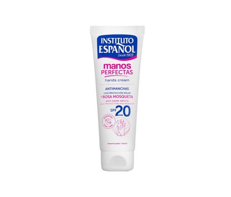 Instituto Español Manos Perfectas Antimanchas con Protección Solar y Rosa Mosqueta SPF20 75ml