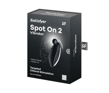 Satisfyer Spot On 2 Vibrador Lay-On Negro 1ud