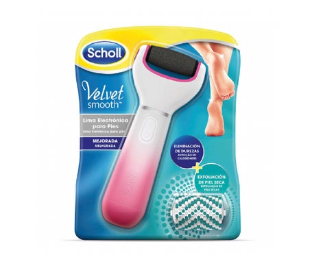 Scholl Velvet Smooth Lima Electronica Con Recamb Rosa