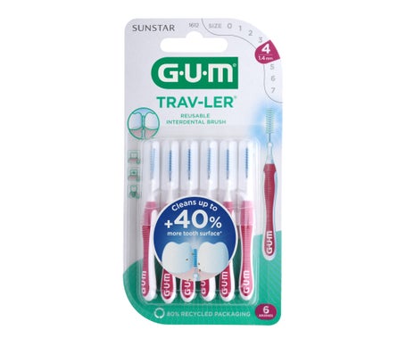 GUM Trav-Ler Cepillo Interdental 1.4 mm 6 uds
