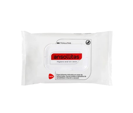 Ansollitas Toallitas de Higiene Anal 50uds
