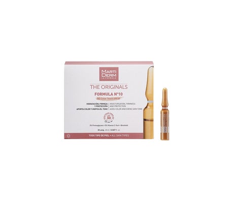 Martiderm® Fórmula Nº10 HD Color Touch SPF30 10 Ampollas