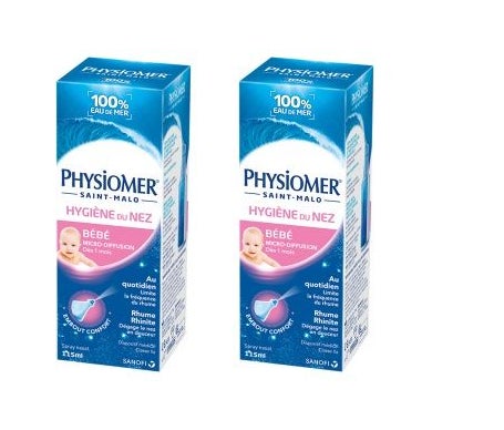 Physiomer Hygiène du Nez Bébé 2x115ml