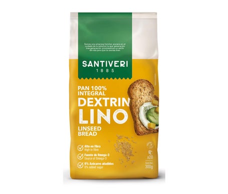Santiveri Pan 100% Integral Dextrin Lino 300g