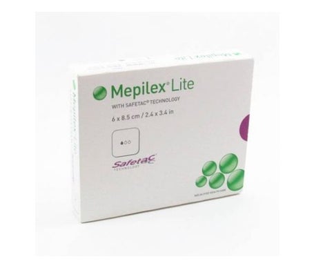 Mepore Aposito Mepilex Lite Est 6x8,5cm 5uds