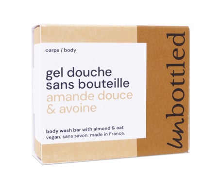 Unbottled Gel de Ducha Sin Botella Avena & Almendra 110g