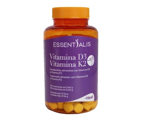 Essentialis Vitamina D3 Vitamina K2 180comp