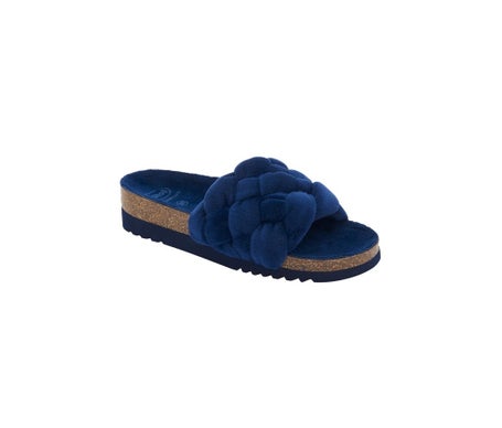 Scholl Rory Soft Microfibre Woman Navy Blue Talla 41 1 Par