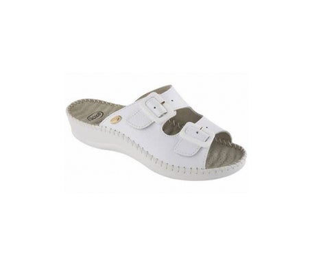 Scholl Weekend Sandalia Blanco Talla 42 1 Par