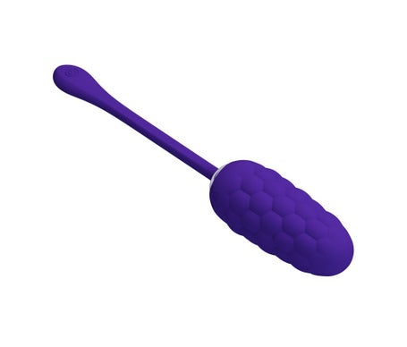 Pretty Love Huevo Vibrador Textura Marina Recargable Lila 1ud