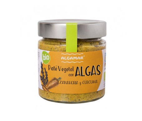Algamar Paté Algas Zanahoria Cúrcuma 180g