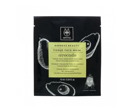 Apivita Express Beauty Tissue Face Mask Aguacate 20ml