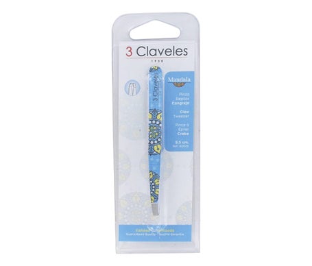 3 Claveles Pinza para Depilar Mandala 1ud