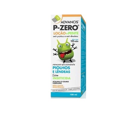 Advancis Kit P-Zero Spray Loção Anti-piolhos 100ml + Pente