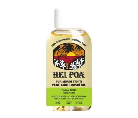 Hei Poa Pur Monoï Tahiti Huile Parfum Tiaré 30ml