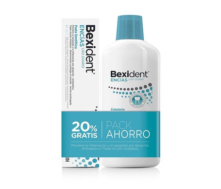 ISDIN Bexident Encías Pack Pasta Dental 125ml + Colutorio 500ml