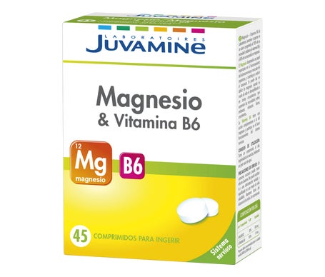 Juvamine Magnesio y Vitamina B6 45comp | Natural Doctor
