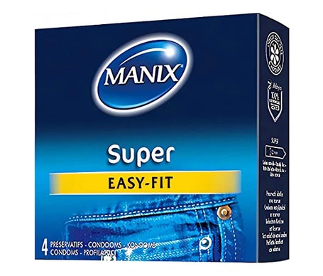 Manix Preservativos Super Lubricantes 4uds